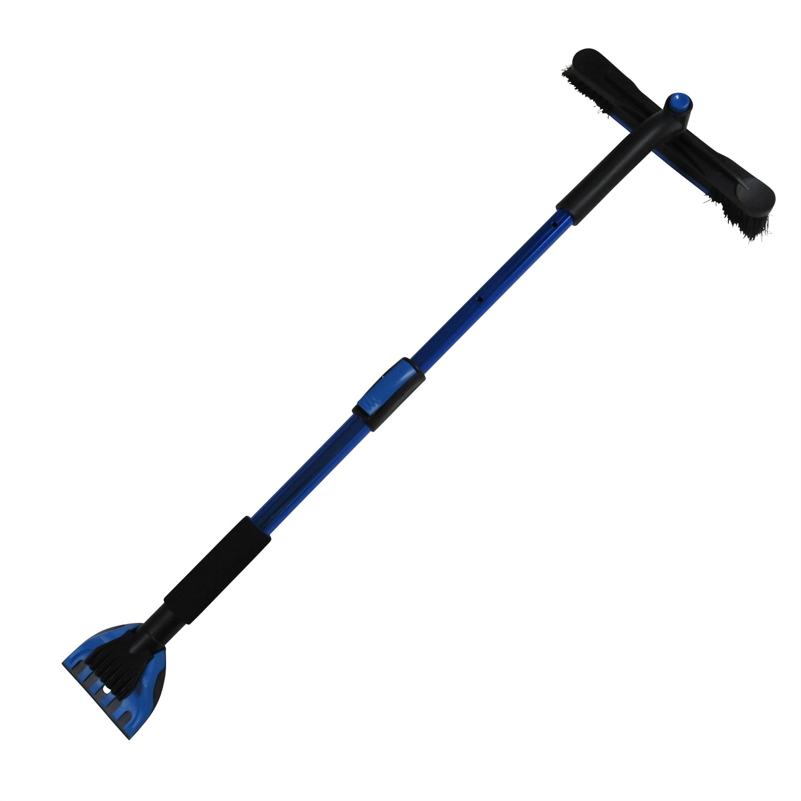 Car Ice Scraper Snow Brush (2 in 1 Extending Telescopic Handle Windscreen)