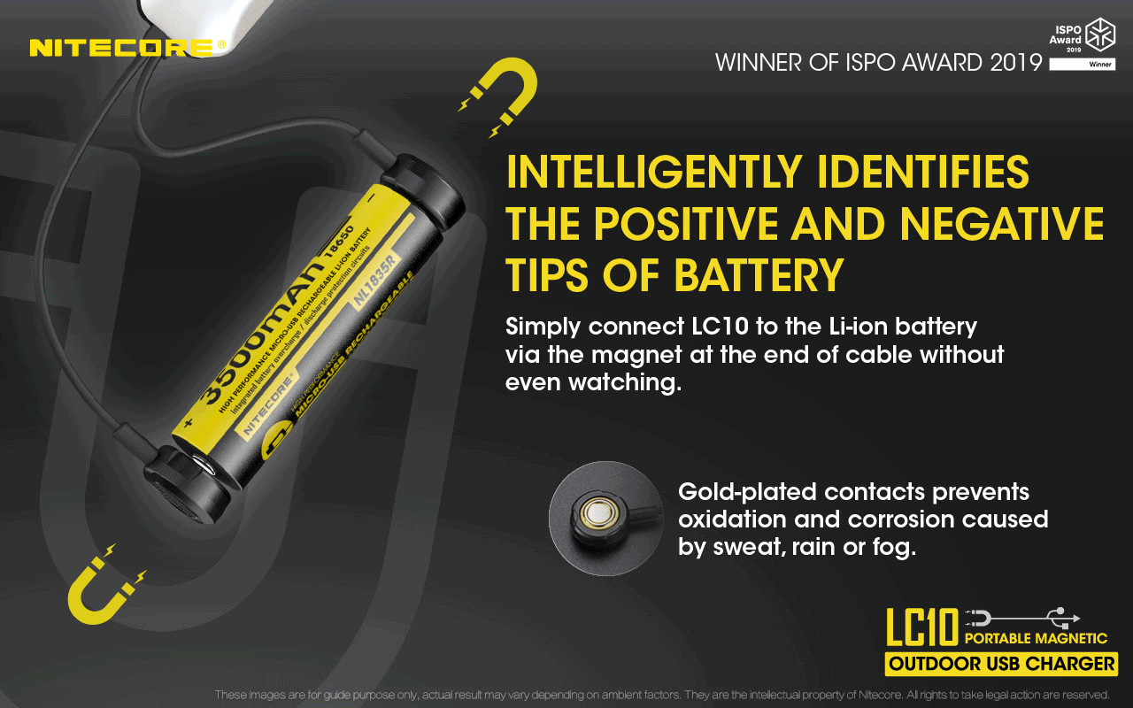 Nitecore LC10 USB Outdoor Light Charger