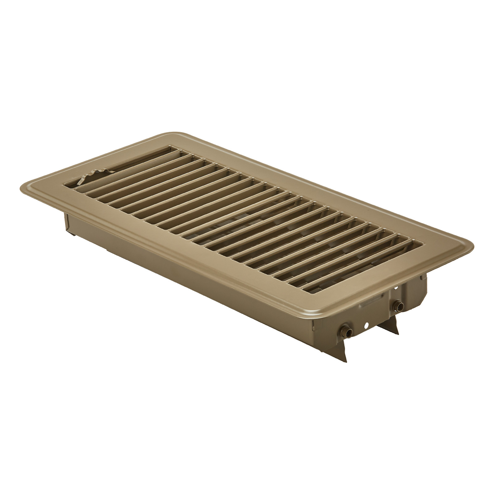 Floor Registers 4 x 10 Inch 6-Pack Iron Floor Vents for HVAC Vent Grilles