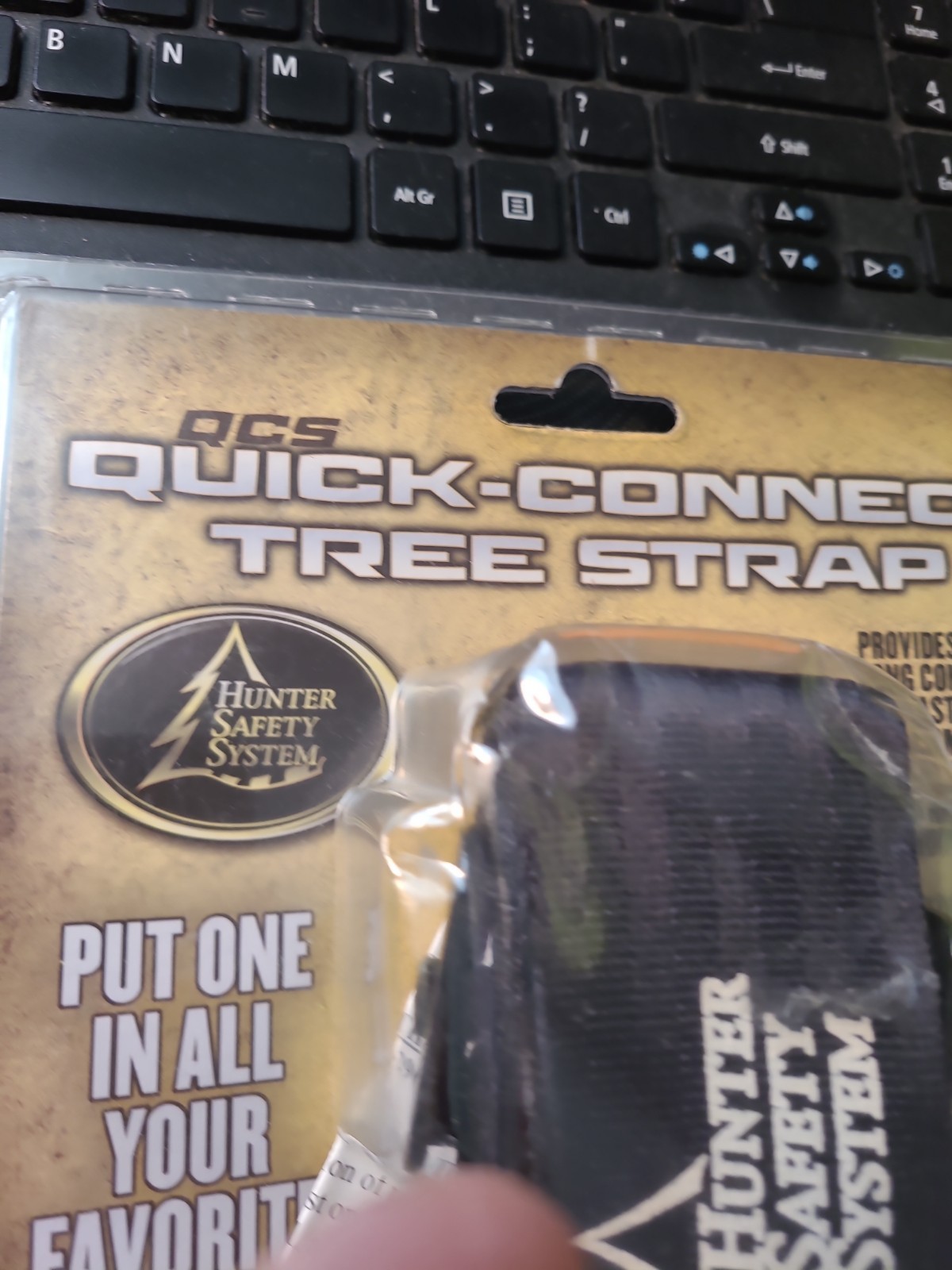 Hunter Safety System Quick-Connect Tree Strap for Tree-Stand Hunting Single