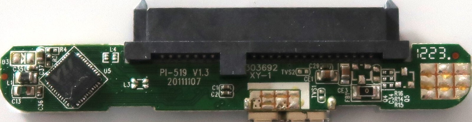 Toshiba PI-519-V1.3 20111107 303692XY-1 Sata to USB 3.0 converter adapter PCB