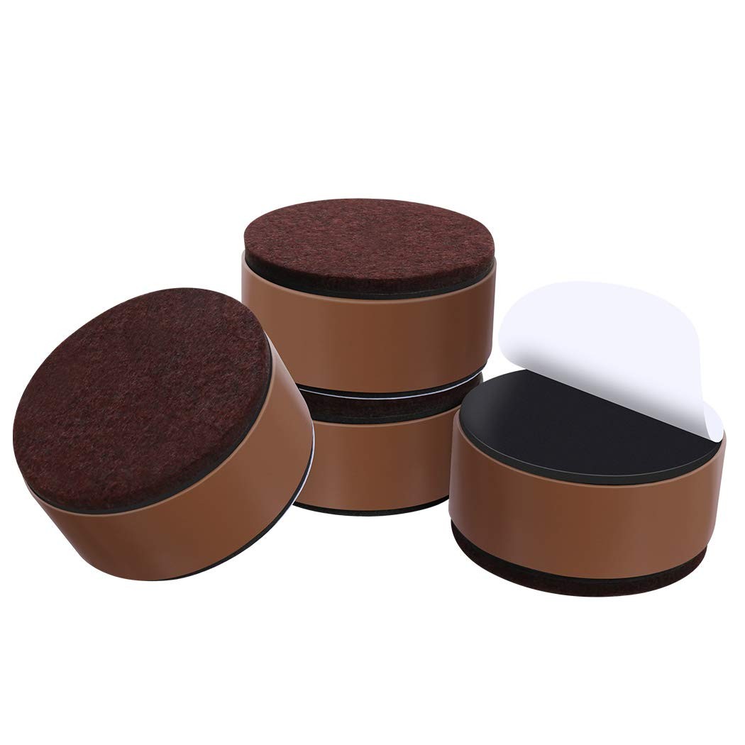 1.2 Inch Bed and Furniture Risers, Heavy Duty Round Sofa Tables Couch Chair R...