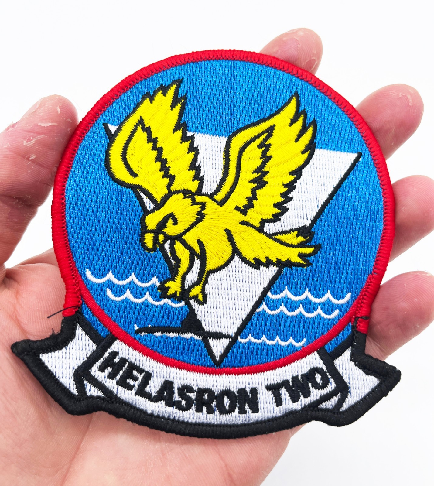 HS-2 Golden Falcons Squadron Patch – Sew On