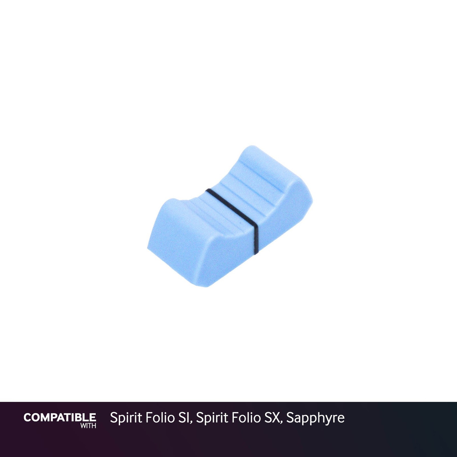Soundcraft Blue Fader Cap for Spirit Folio SI, Spirit Folio SX, Sapphyre