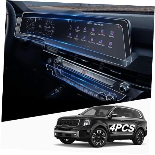 For 2023-2025 Telluride (LX/S/EX/SX/SX Telluride 23~25 12.3in+AC Nano 4pcs