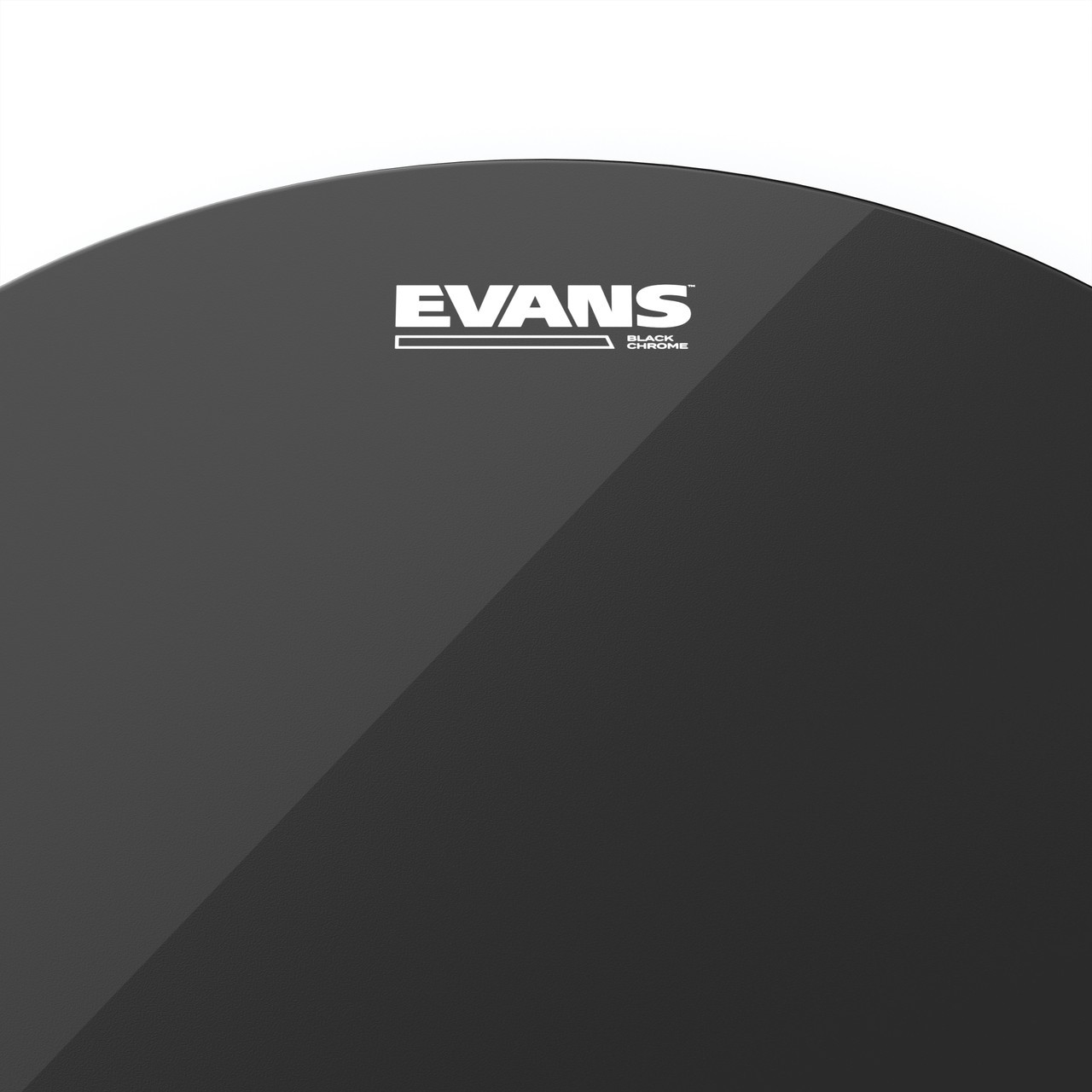 Evans Black Chrome Drum Head, 14 Inch