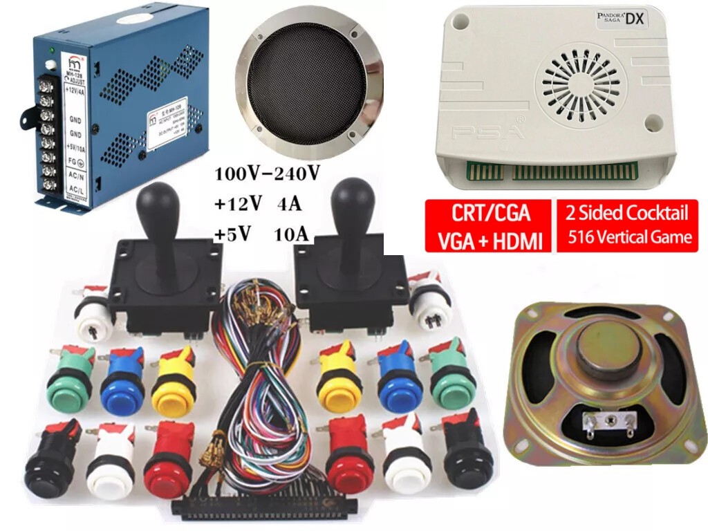 Pandora Saga Box DX 516 in 1 Arcade JAMMA kit VGA HDMI Arcade JAMMA Vertical kit