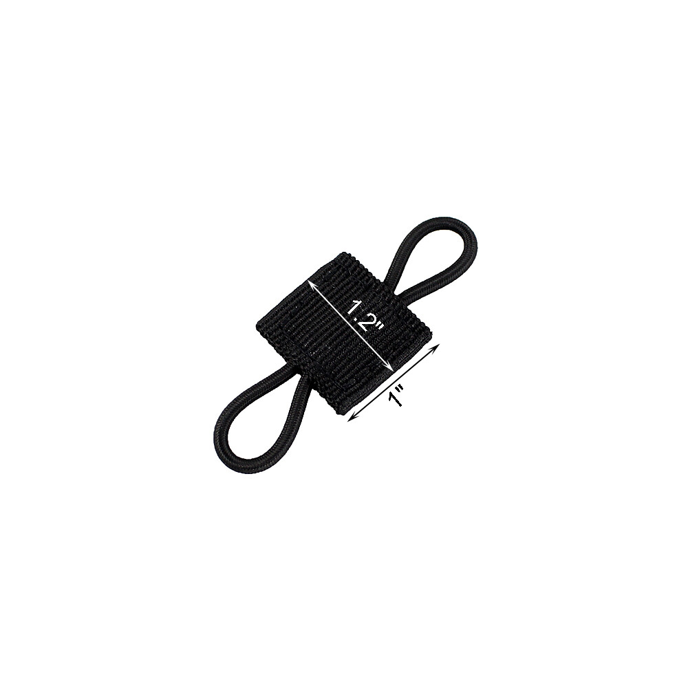 10Pcs Molle Retainers Webbing Tactical PTT Retainer Communication Cable Fastener