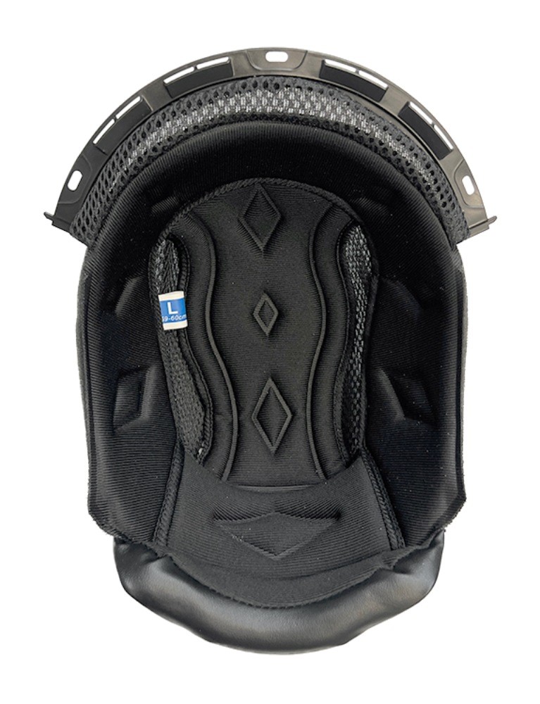 Castle CX390 Helmet Inner Top Liner Pad Black