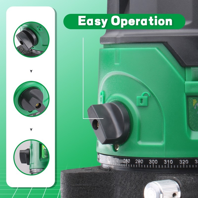 Self Leveling Laser Level Green Beam Horizontal Vertical Line Builder Tool