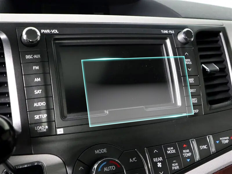 Crystal Clear Screen Protector for 2014 Toyota Sienna 6.1" Vehicle Navigation