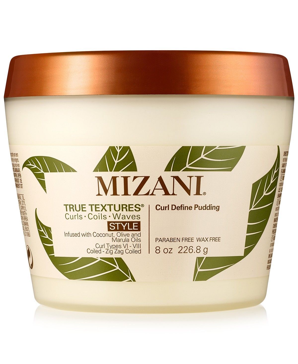"NEW LOOK!!!" Mizani True Textures Curl Define Pudding 8oz "Free Shipping"