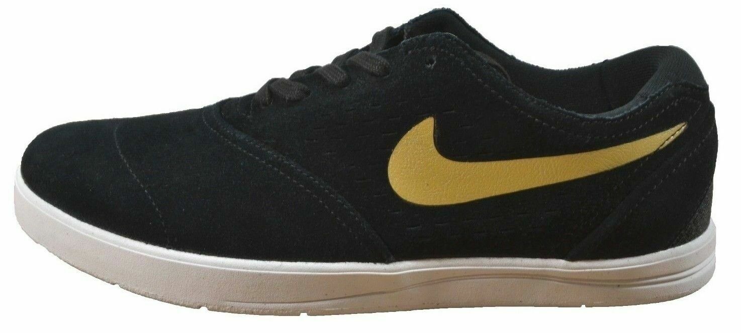 Nike NIKE ERIC KOSTON 2 Black Metallic Gold Casual Skate (D) (244) Men's Shoes