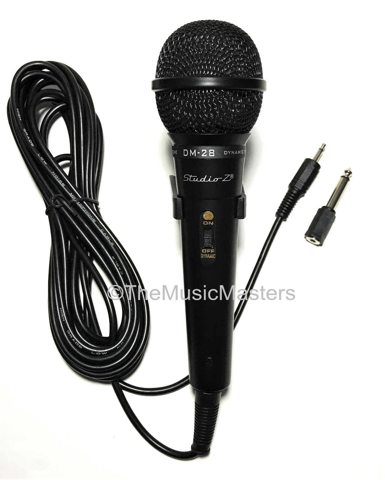 (2) DJ Karaoke PA Computer Podcast Mic MICROPHONE Extra Plug Adapter Table Stand