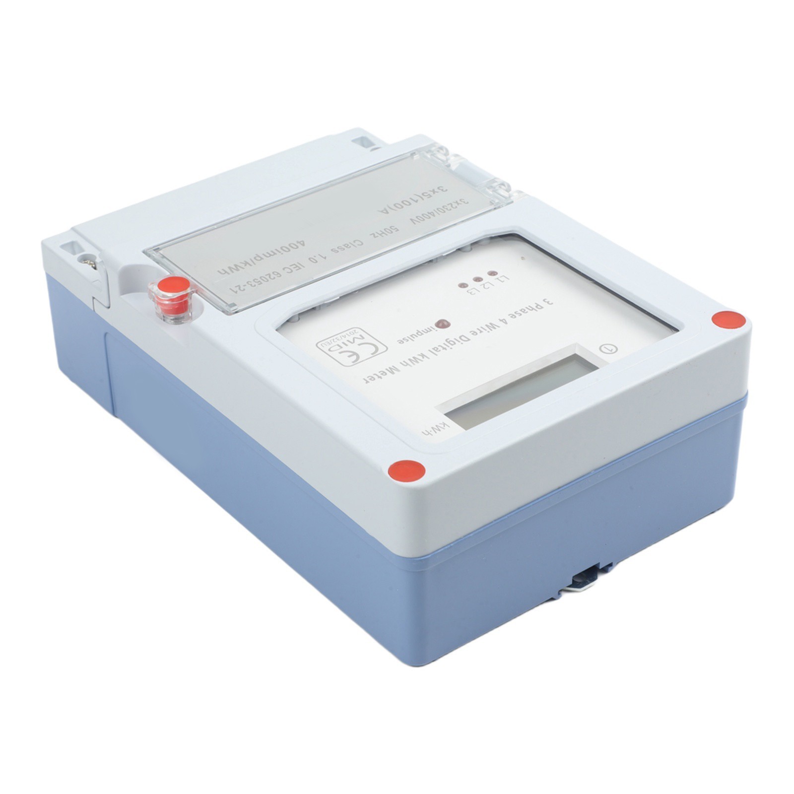100A Capacity LCD Energy Meter Three Phase Meter Residential Application
