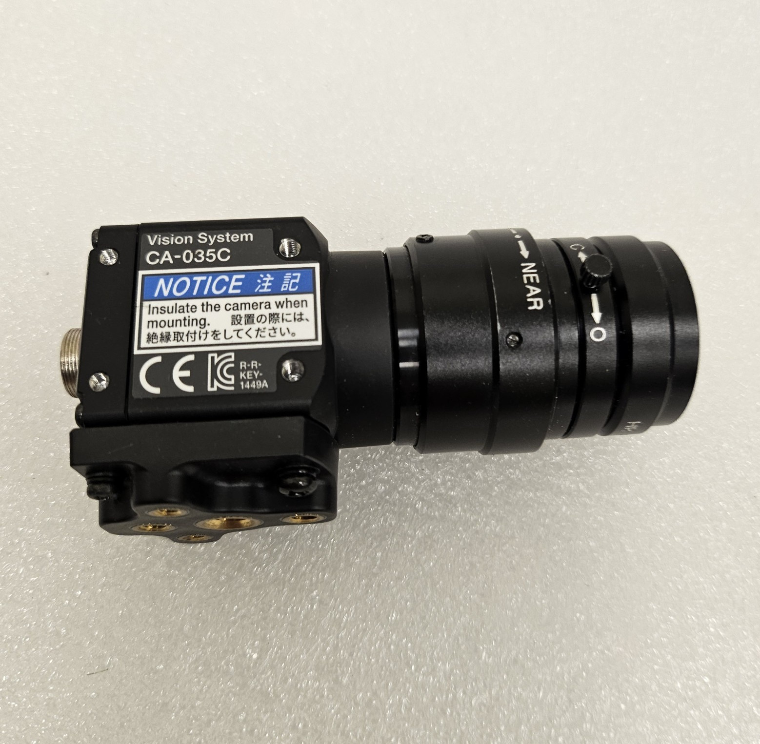 KEYENCE CA-035C VGA Color Vision System Camera with 8mm Lens