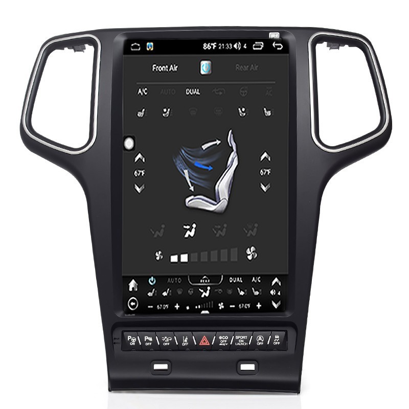 13.6'' Car Radio Wireless Android CarPlay 6+128GB For Jeep Grand Cherokee 11-22