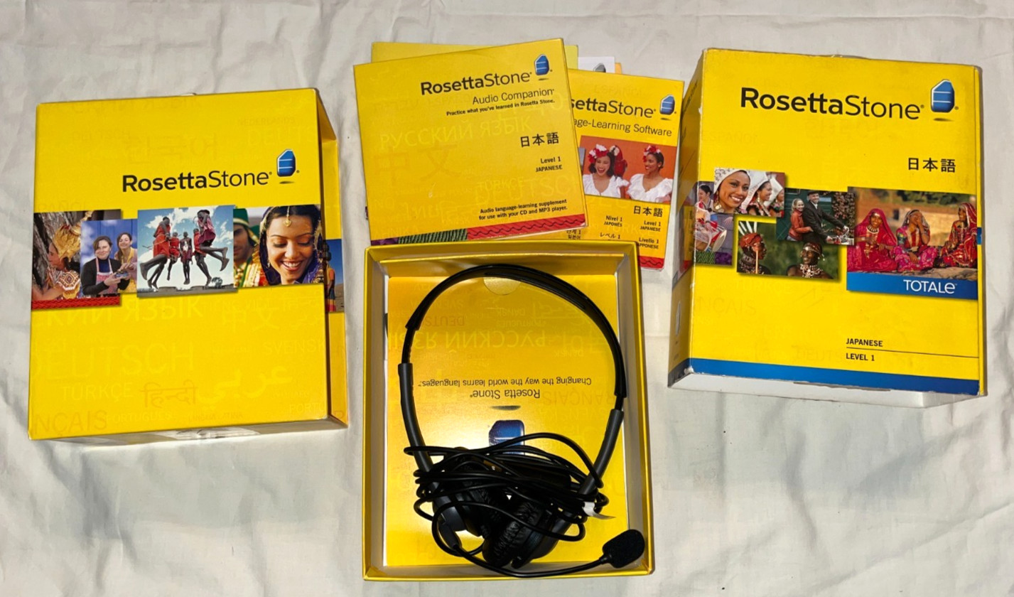 Rosetta Stone Version 4 / Japanese Level 1 + Headphones
