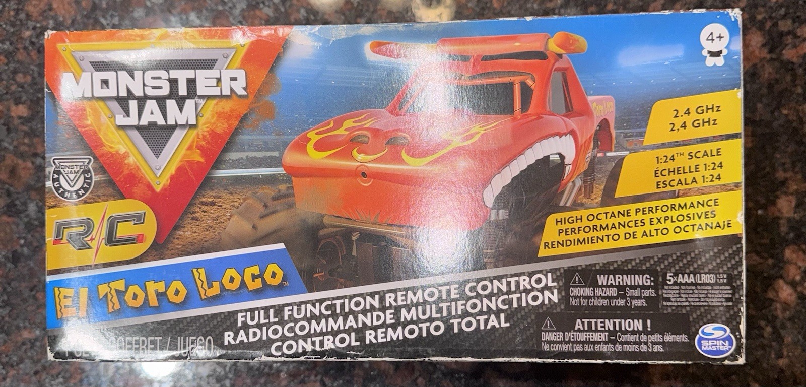 Monster Jam R/C El Toro Loco Full Function Remote Control Truck 1:24 Scale NIB
