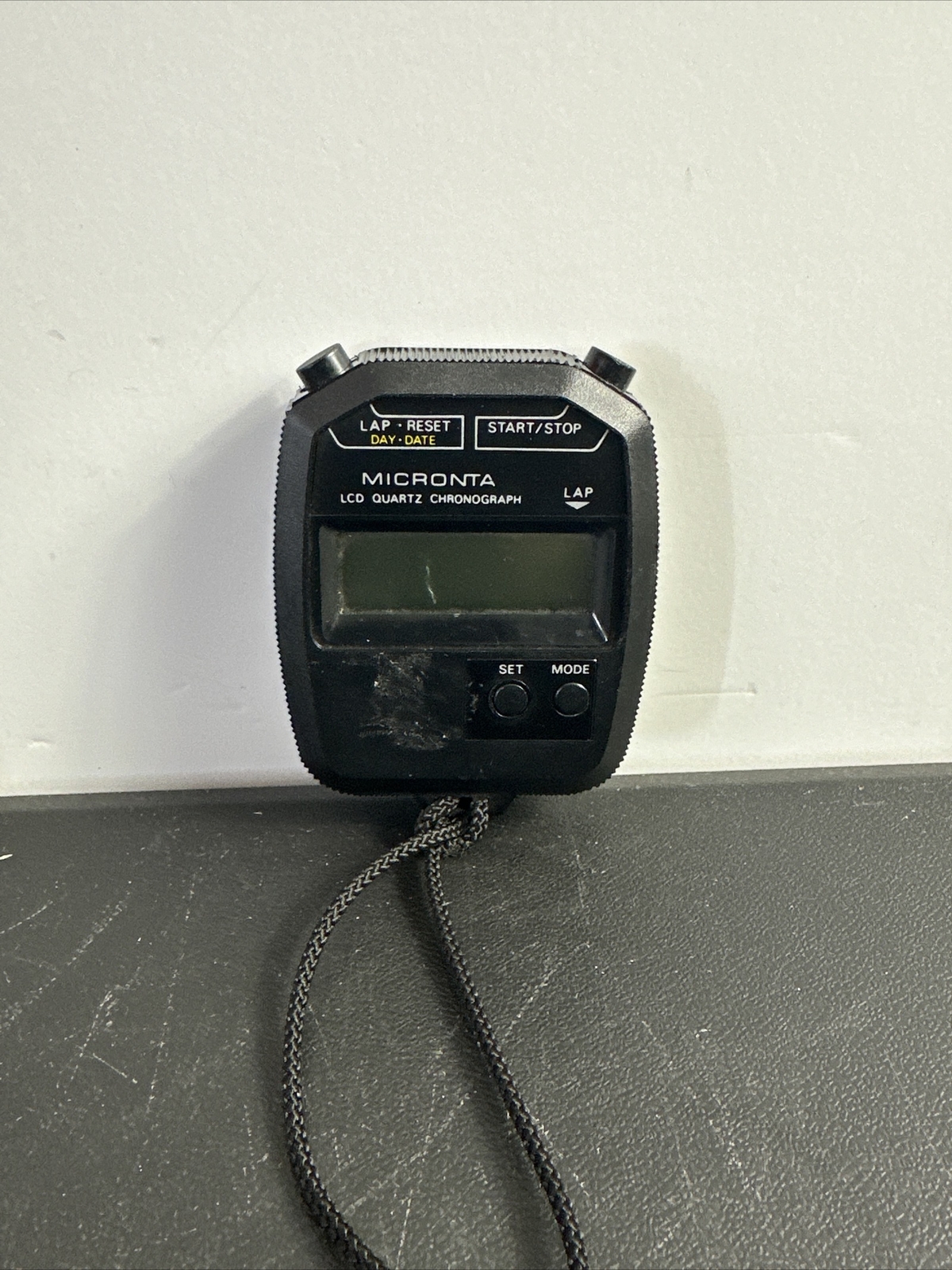 Vintage MICRONTA LCD Quartz chronograph - Cat. No. 63-5009 (LCD STOPWATCH)