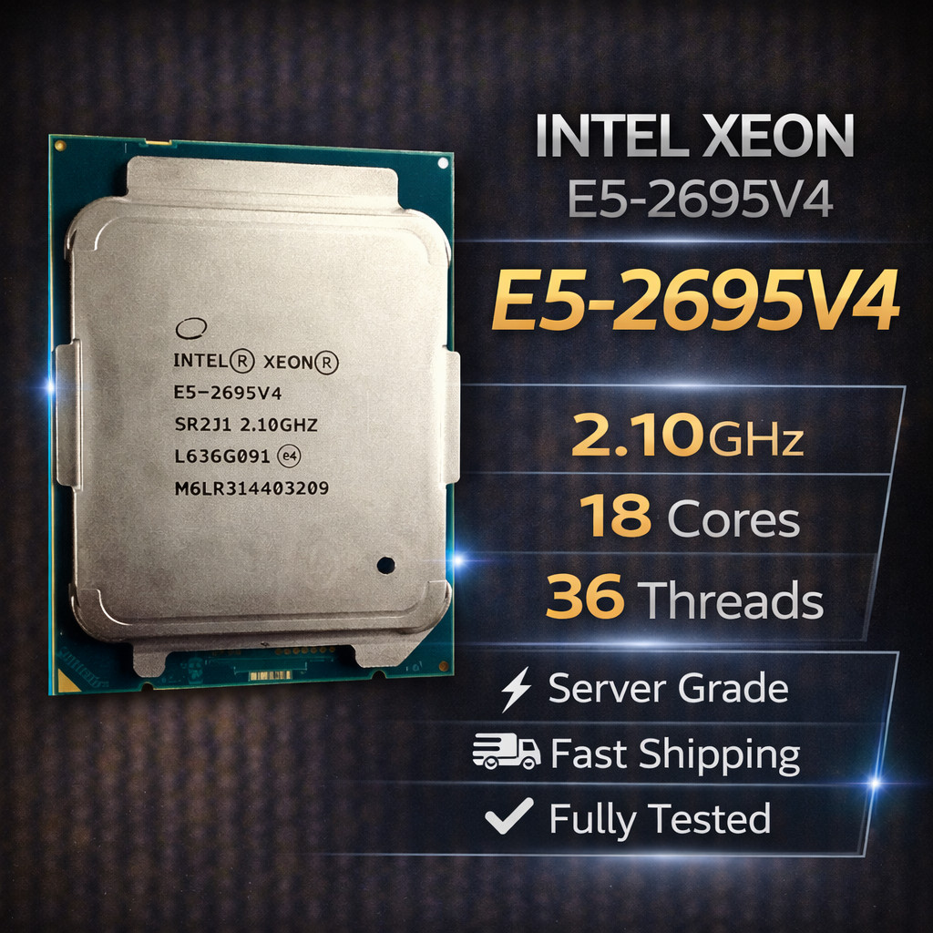 Intel Xeon E5-2695 v4 18-Core 36-Thread 2.10GHz LGA2011-3 Server Processor CPU