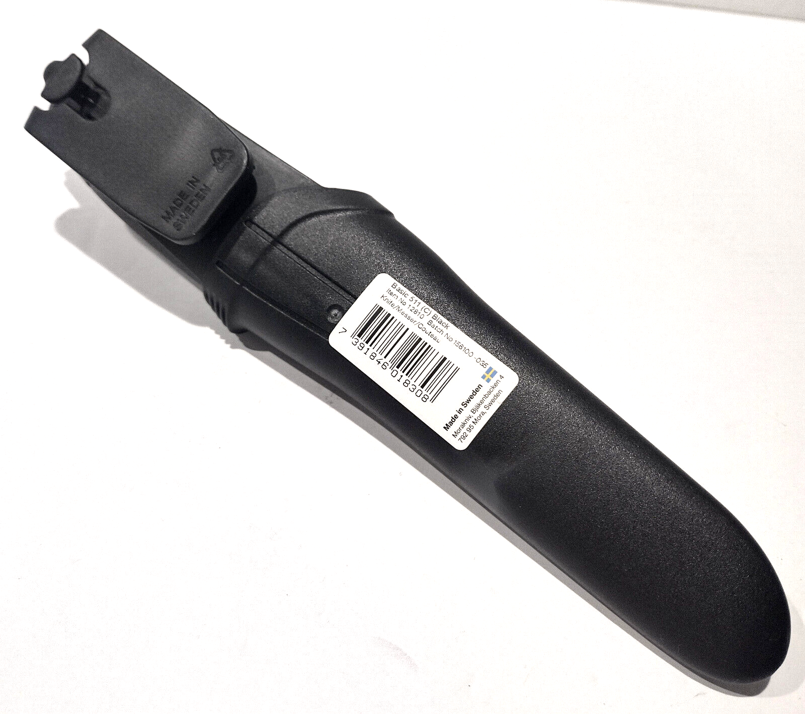 MORA SWEDEN MORAKNIV MILITARY BLACK BASIC 511 CARBON STEEL TACTICAL KNIFE