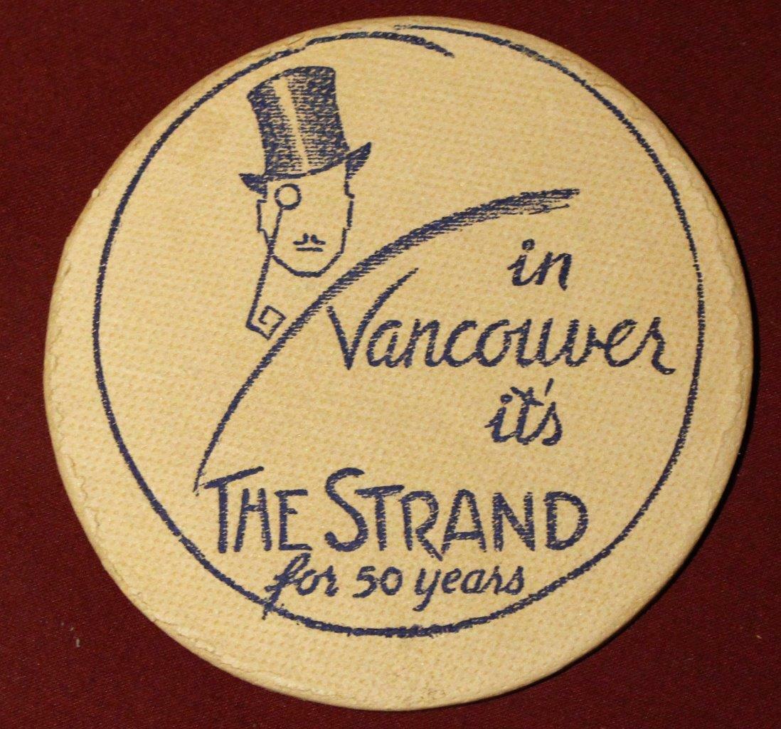 Vintage Strand Movie Theatre Vancouver BC Movie Theatre 50 years Advertising !