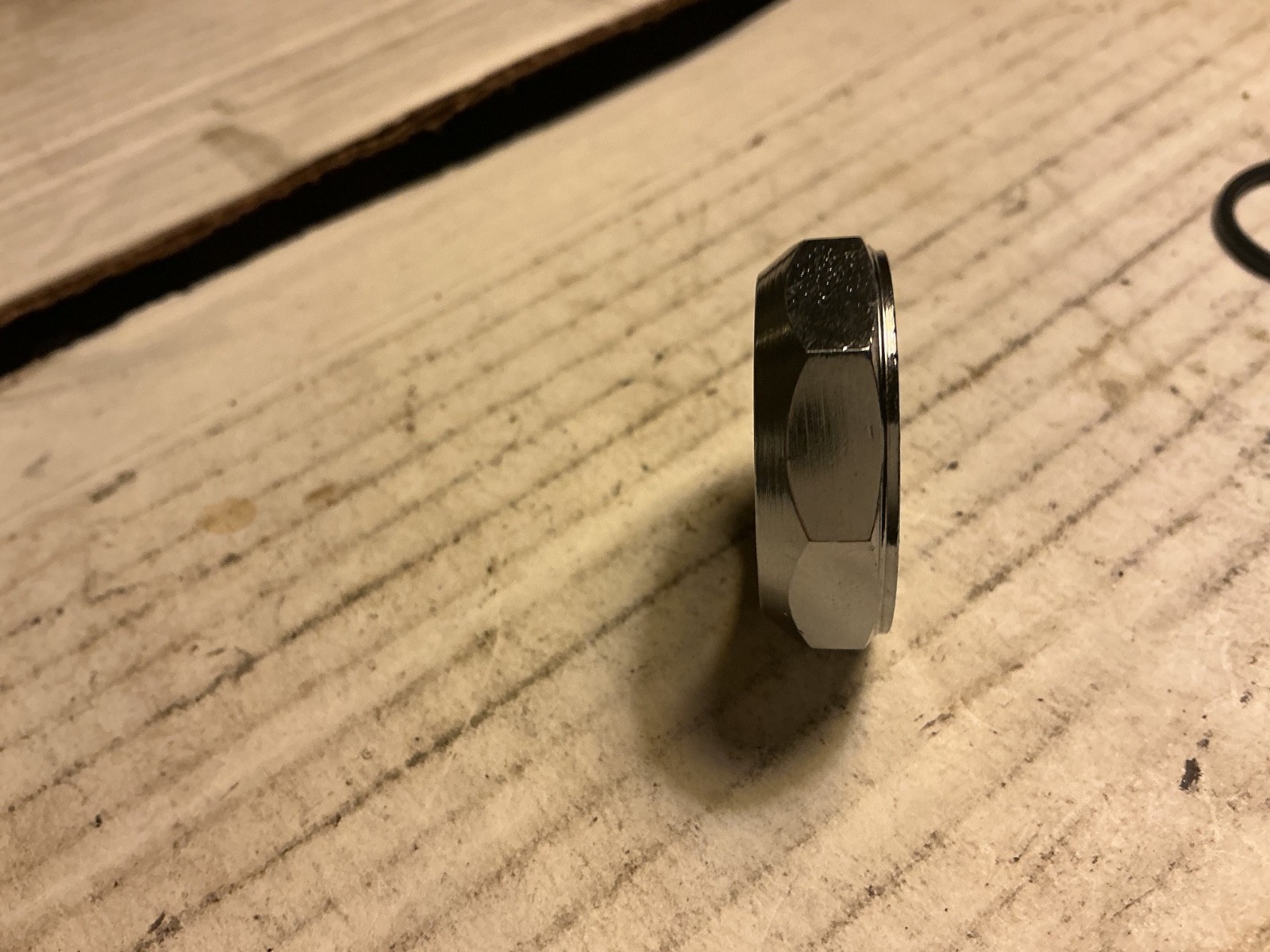 Specialized Bicycle 1" chrome headset locknut
