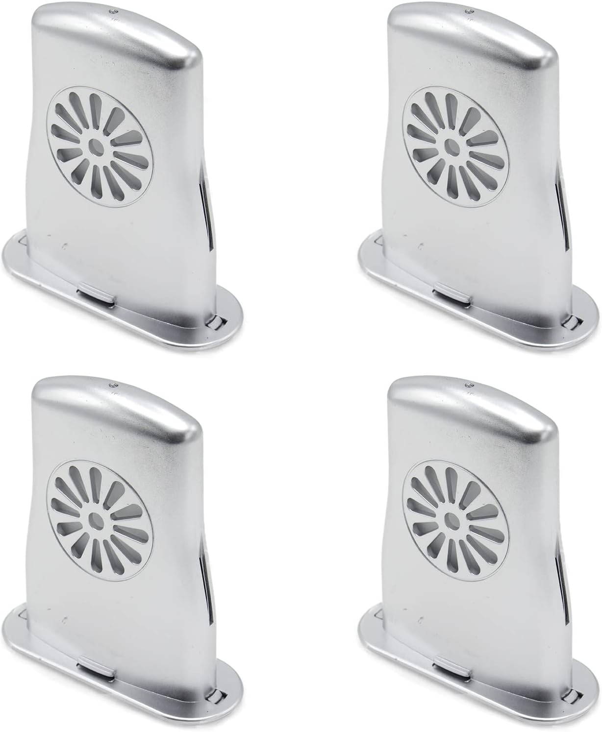 4Pcs Silver Guitar Soundhole Humidifier Silent Running silver