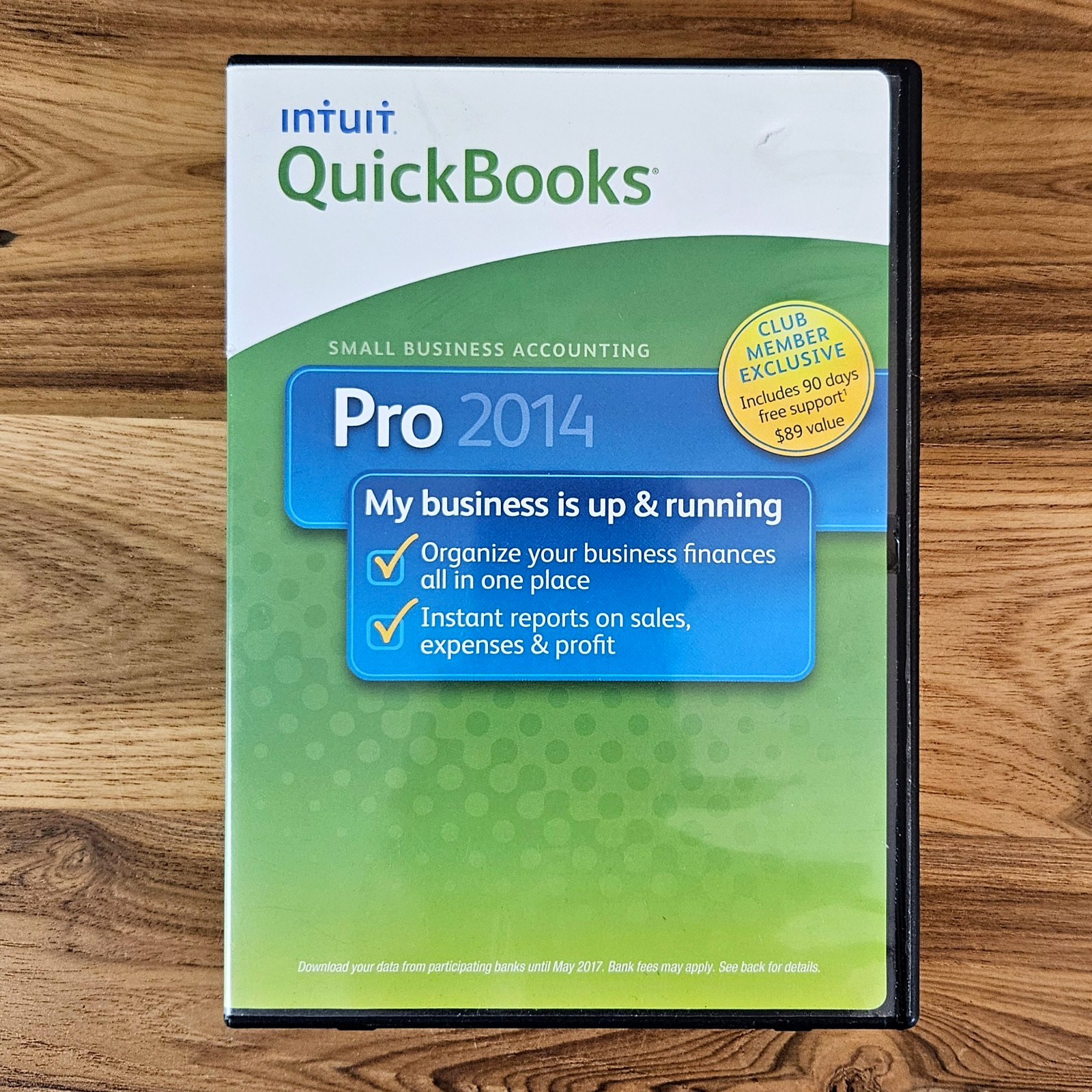 Quickbooks Desktop Pro 2014 Windows Retail Accounting -NO SUBSCRIPT10N