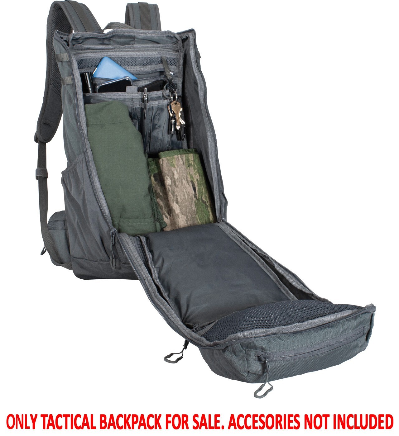 FHIOR Tactical Backpack 30L Tornado w/Large Main Compartment Adjustable Straps