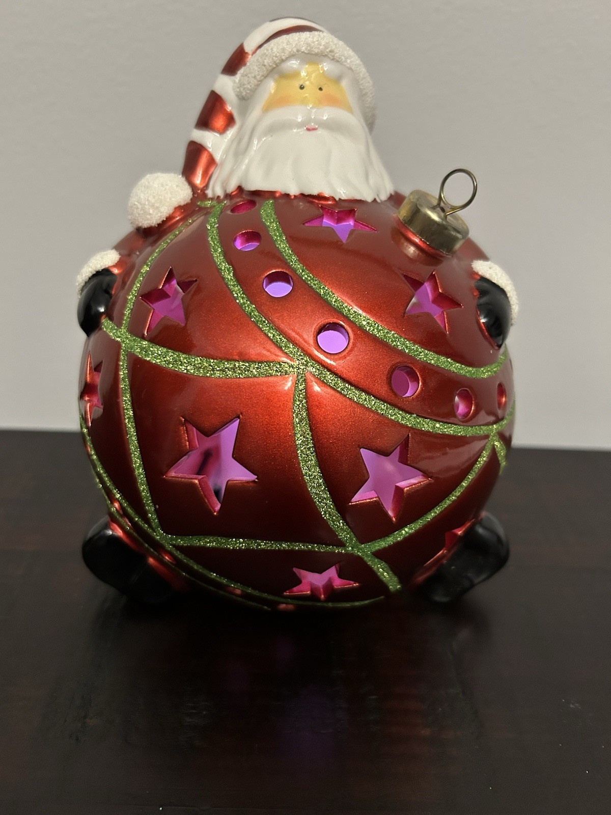 Home reflections Santa Flickers With timer Use As Multi Colors Or Flicking