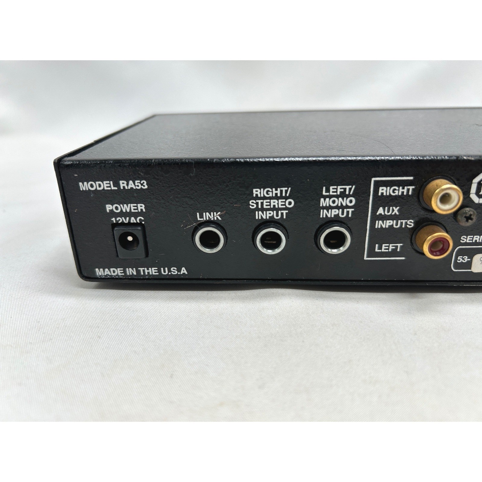 Rolls RA53 5-Channel Headphone Amp Audio Distribution READ UNTESTED NO POWER