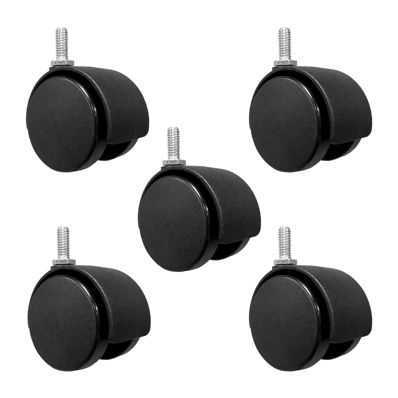 2’’ Caster w/ Threaded Mounting Stem | Set of 5 | R-S5354-5/Bag