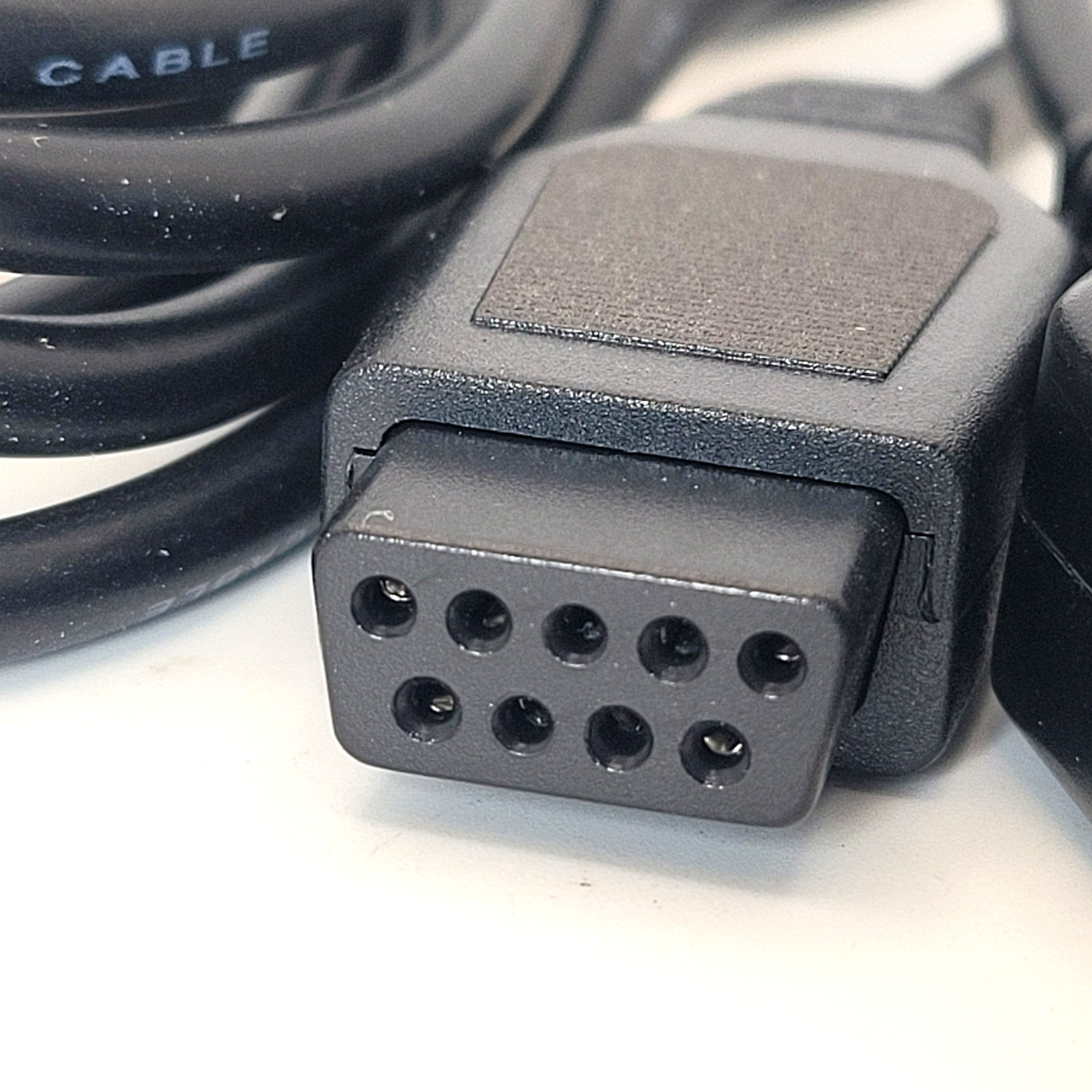 Atari 2600 / Sega Genesis Controller Extension Cable Cord (6 Feet) - Black