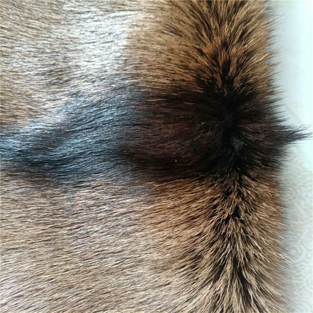 3 Pieces Real Goat Hide Skin Fur Pelt Rug Tanned Leather Clothing Accessories