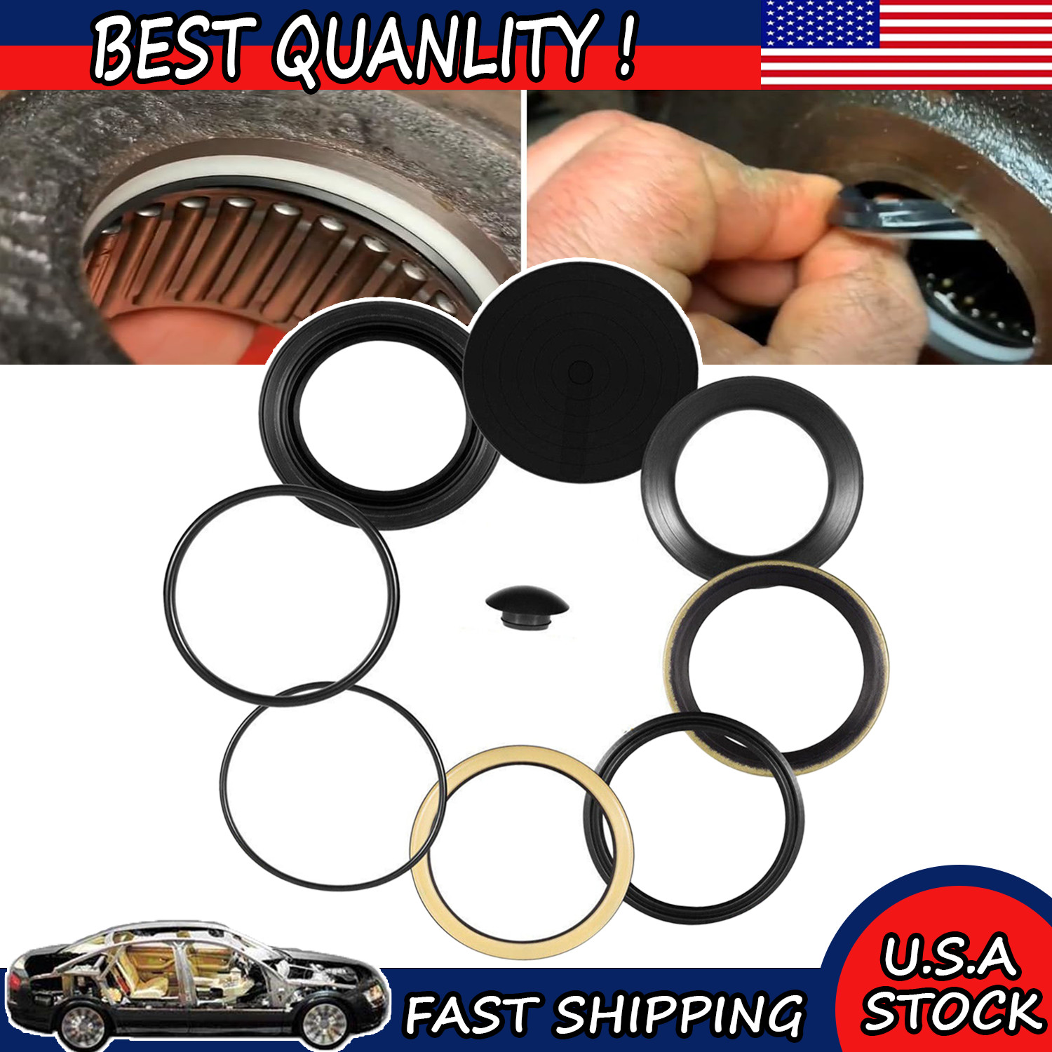 for Sheppard M100 M90 Power Steering Gear, Sector Shaft Seal Kit 5545741/554488
