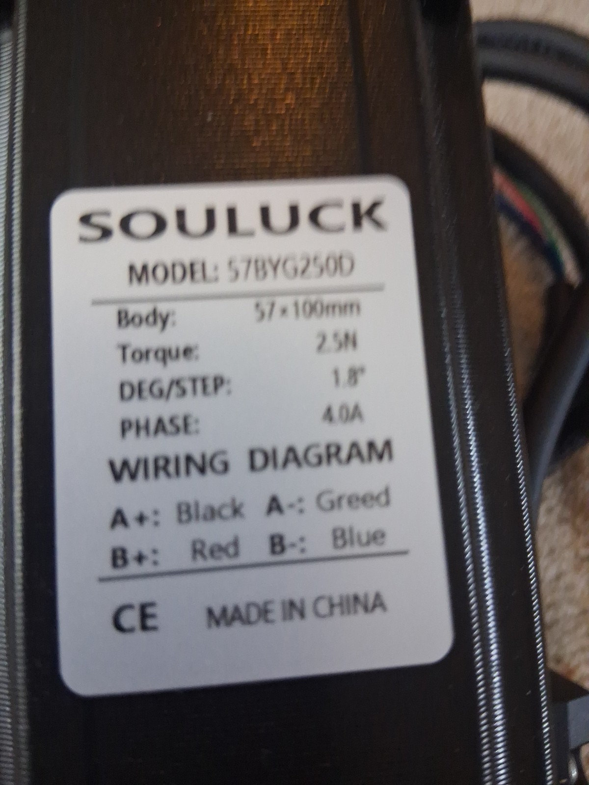 Stepper Motor 57BYG250D