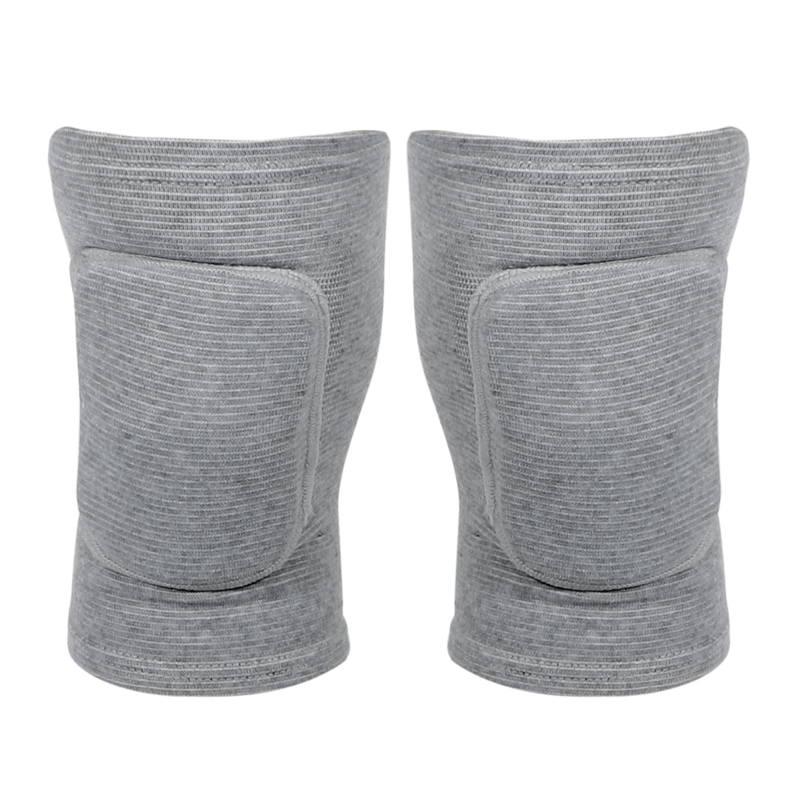 1 Pair Grey Knee Brace Sponge Protection Size M