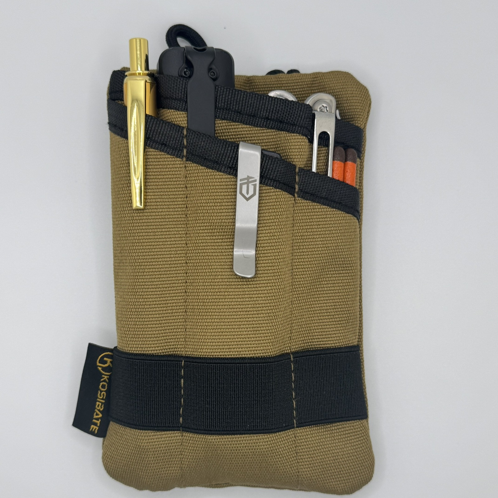 Nylon Mini EDC Pouch - Desert Brown