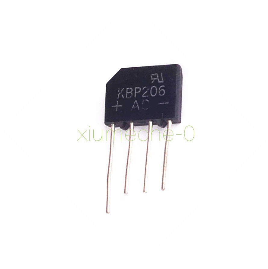 10PCS KBP206 Single Phase 2.0 AMPS Glass Passivated Bridge Rectifiers M