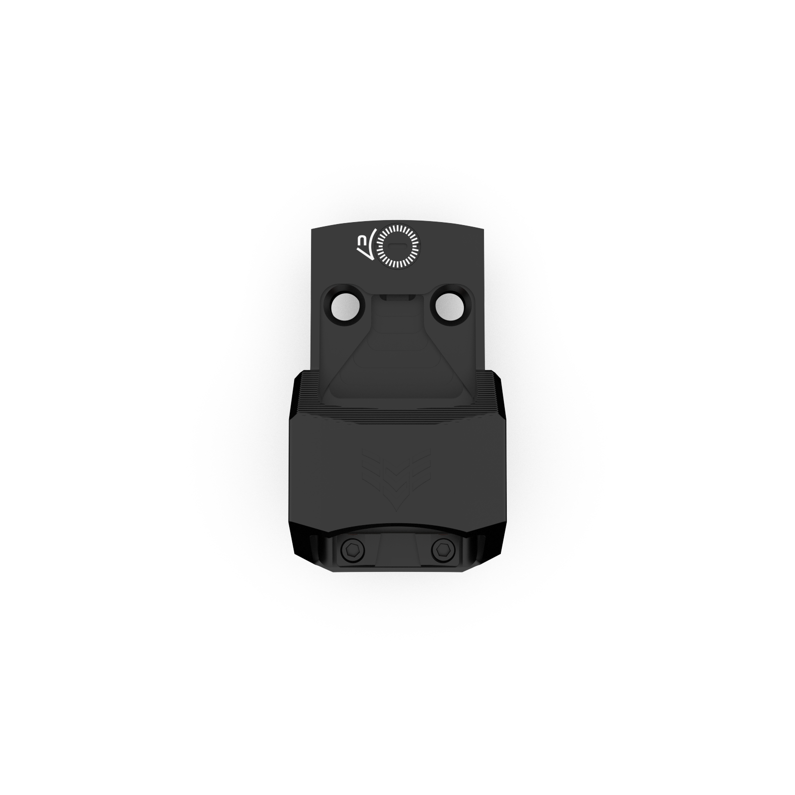 SwampFox SENTINEL II 2 Red Dot RMSc Pattern CUT Optic w/ BACKUP REAR SIGHT