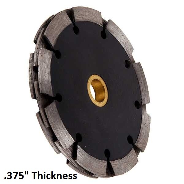 5” x .375” Sandwich Triple Tuckpointing Blade – 10mm Segment Height