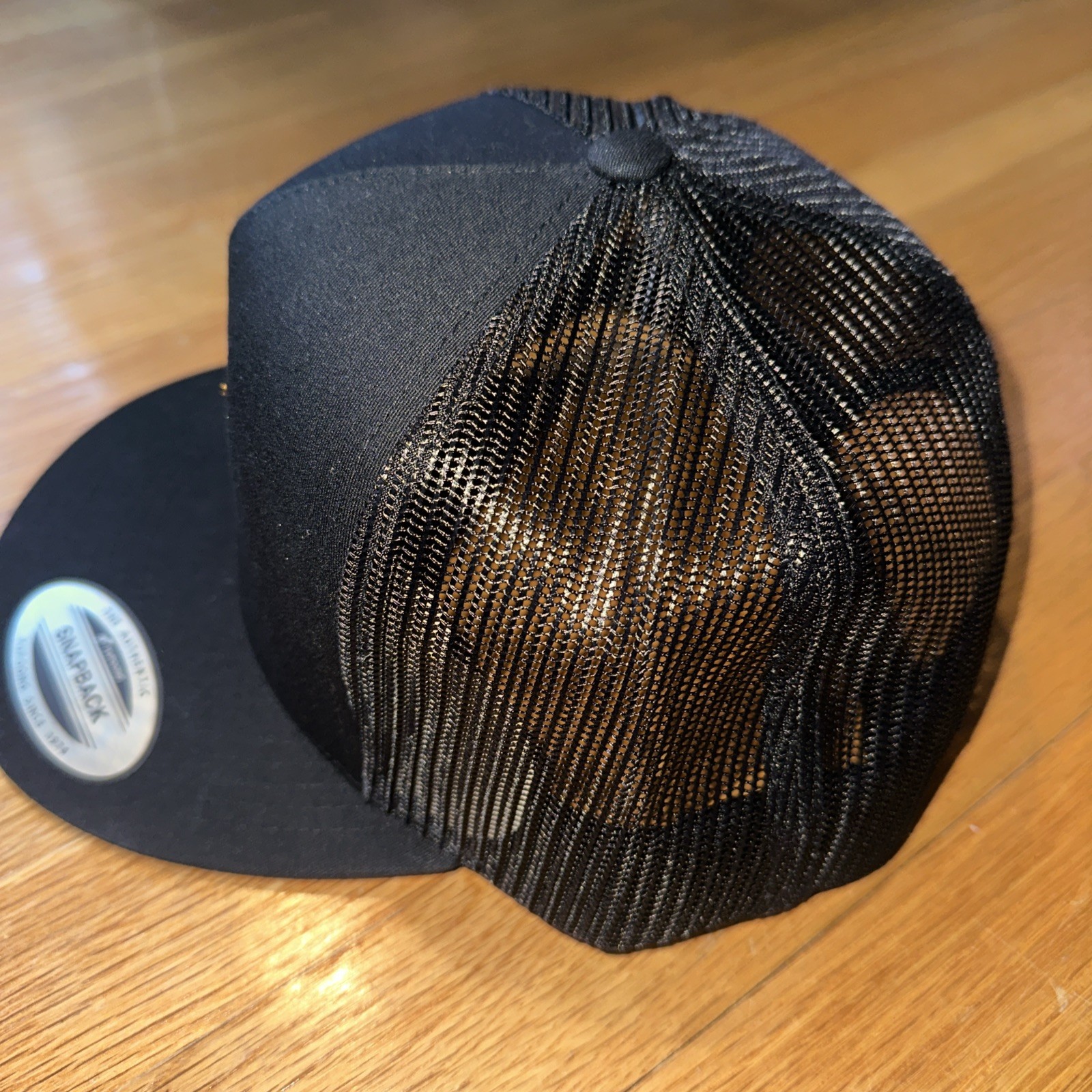 Yak Attack Adjustable Truckers Baseball Hat / Cap Black & Orange New