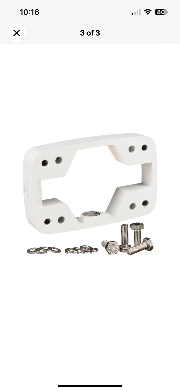 Qty 12 Hanwha Techwin SBP-300BW Wall Mount Base