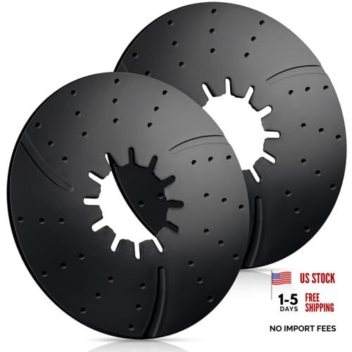 2 Pack 5th Wheel Hitch Lube Plate RV Camper Trailer Fifth Wheel 10 Inch Black