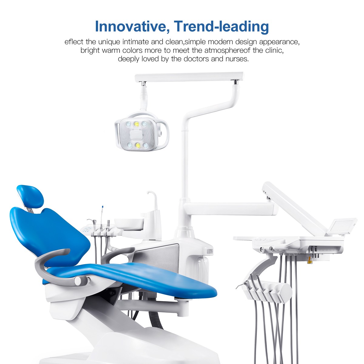 Dental Chair Unit Computer Controlled DC Motor /Dental Delivery Unit System Cart