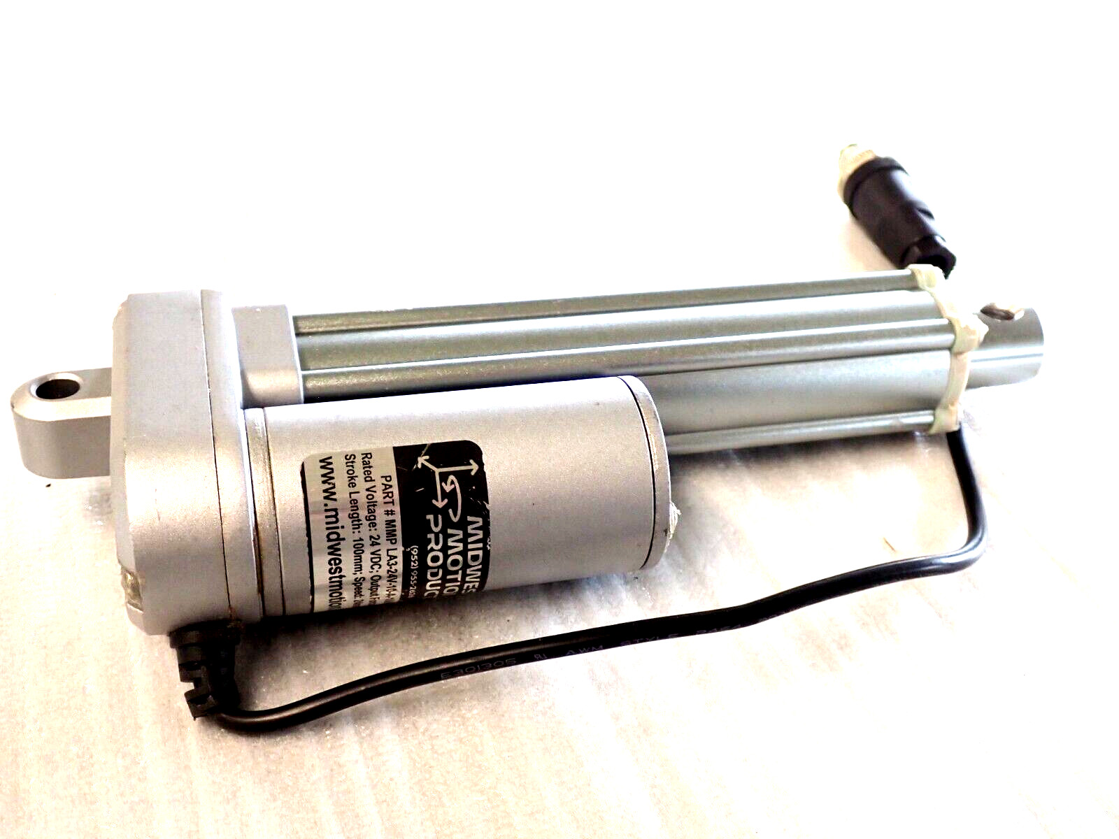 MMP LA3-24V-10-A-100MM 24V DC 54LB. 24MMSEC LINEAR ACTUATOR NEW