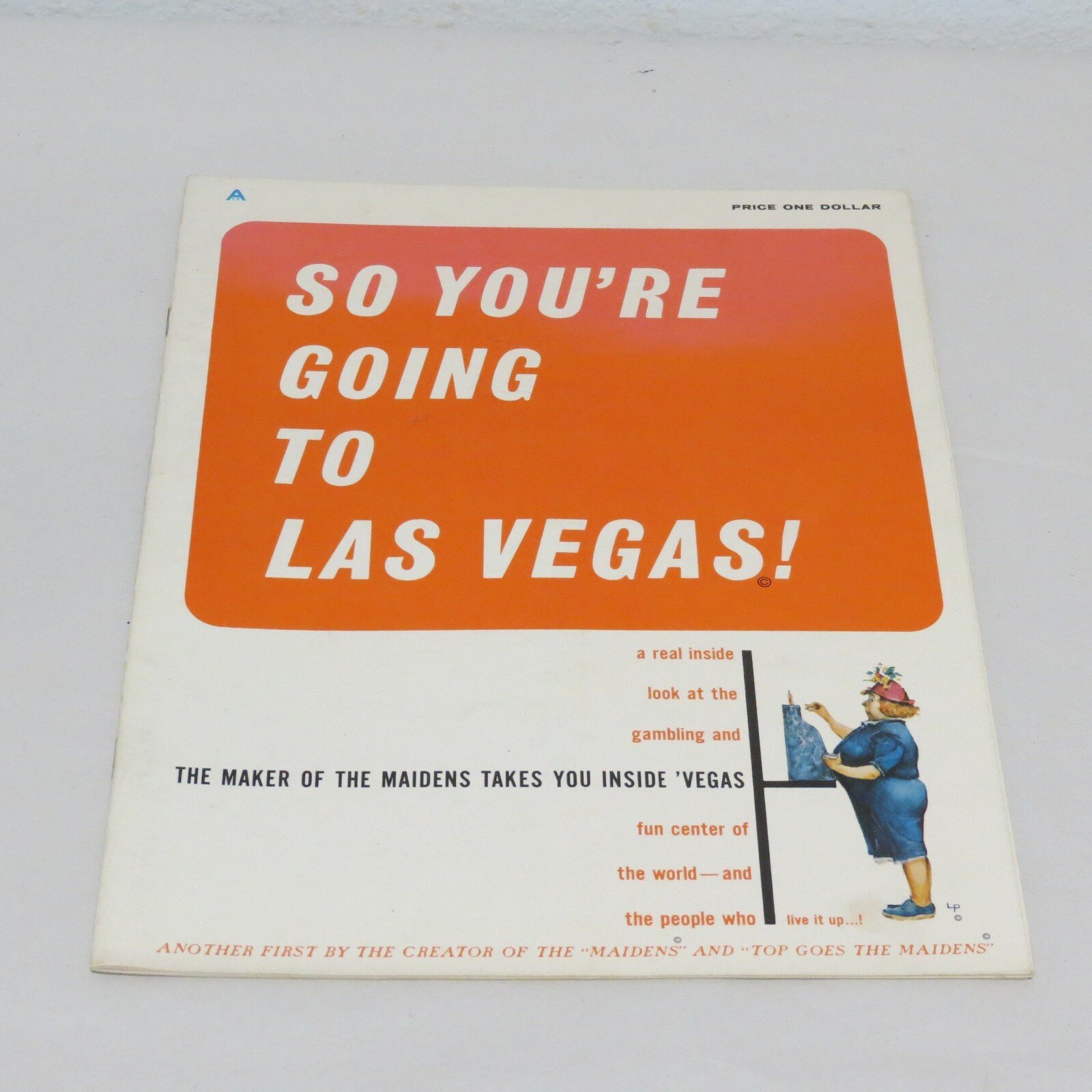 SO YOU'RE GOING TO LAS VEGAS! HUMOROUS, RISQUE, 1964 VINTAGE MAIDENS