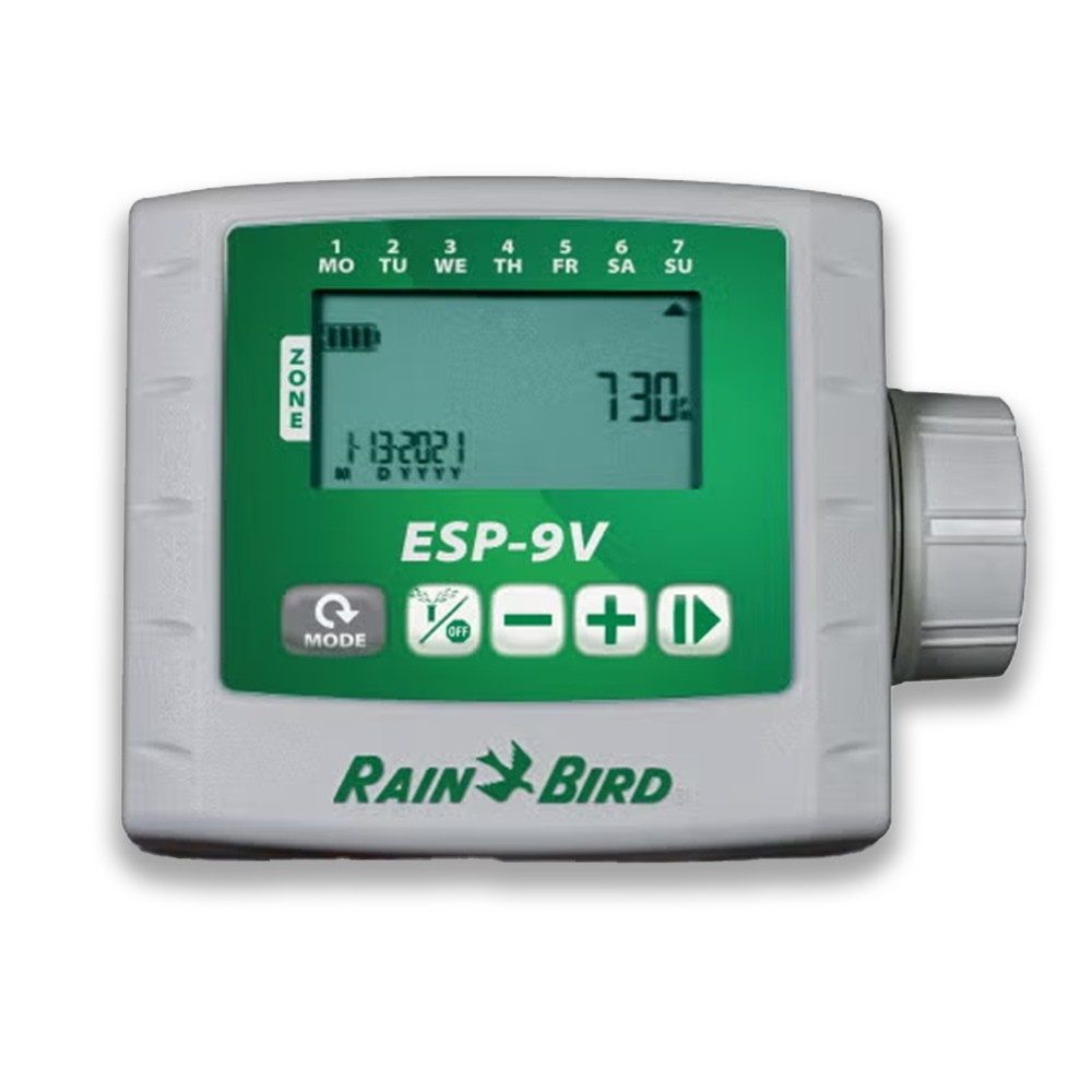 Rain Bird ESP‑9V 2‑Station Irrigation Controller Battery‑Operated No Bluetooth